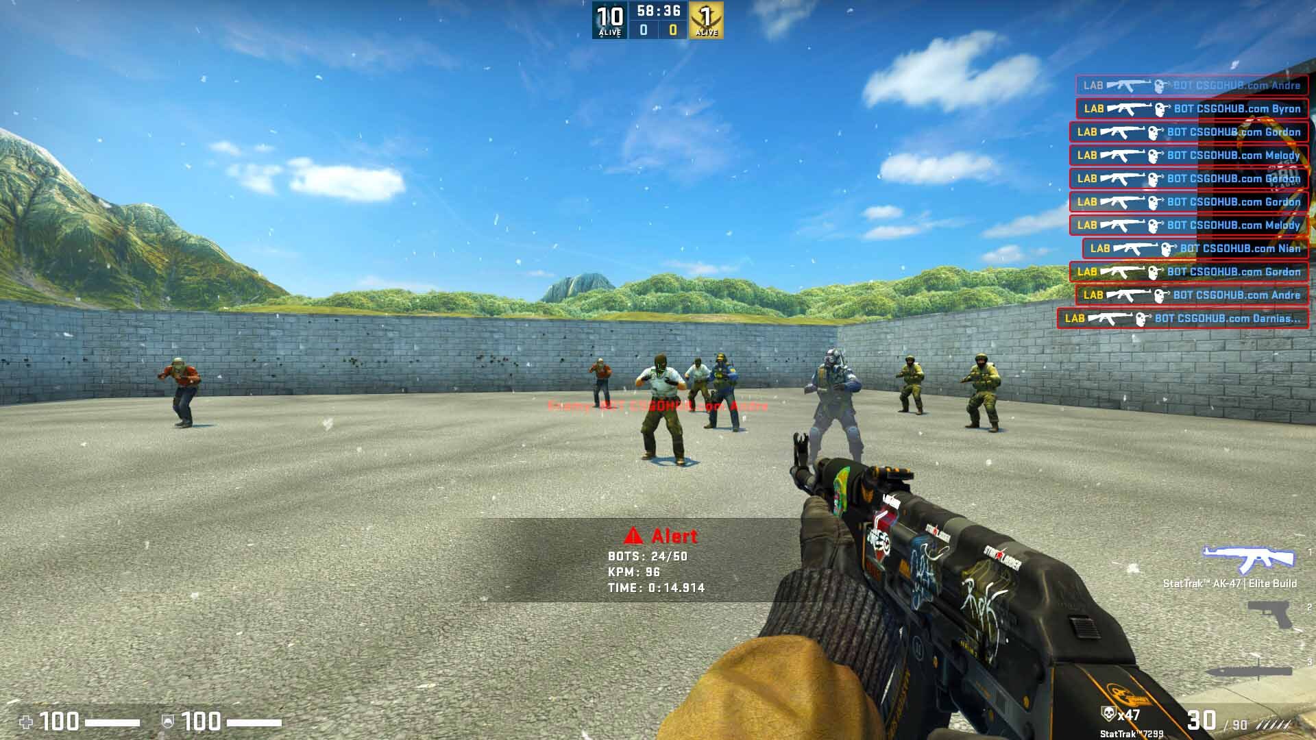 CSGOHUB speed challenge