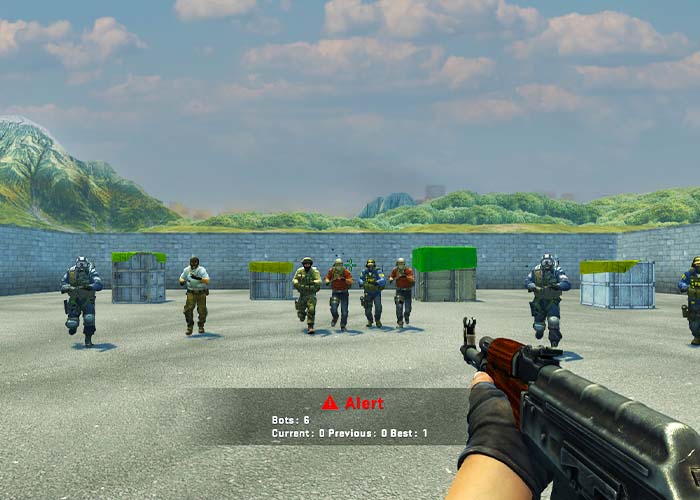 CSGOHUB aim training routine