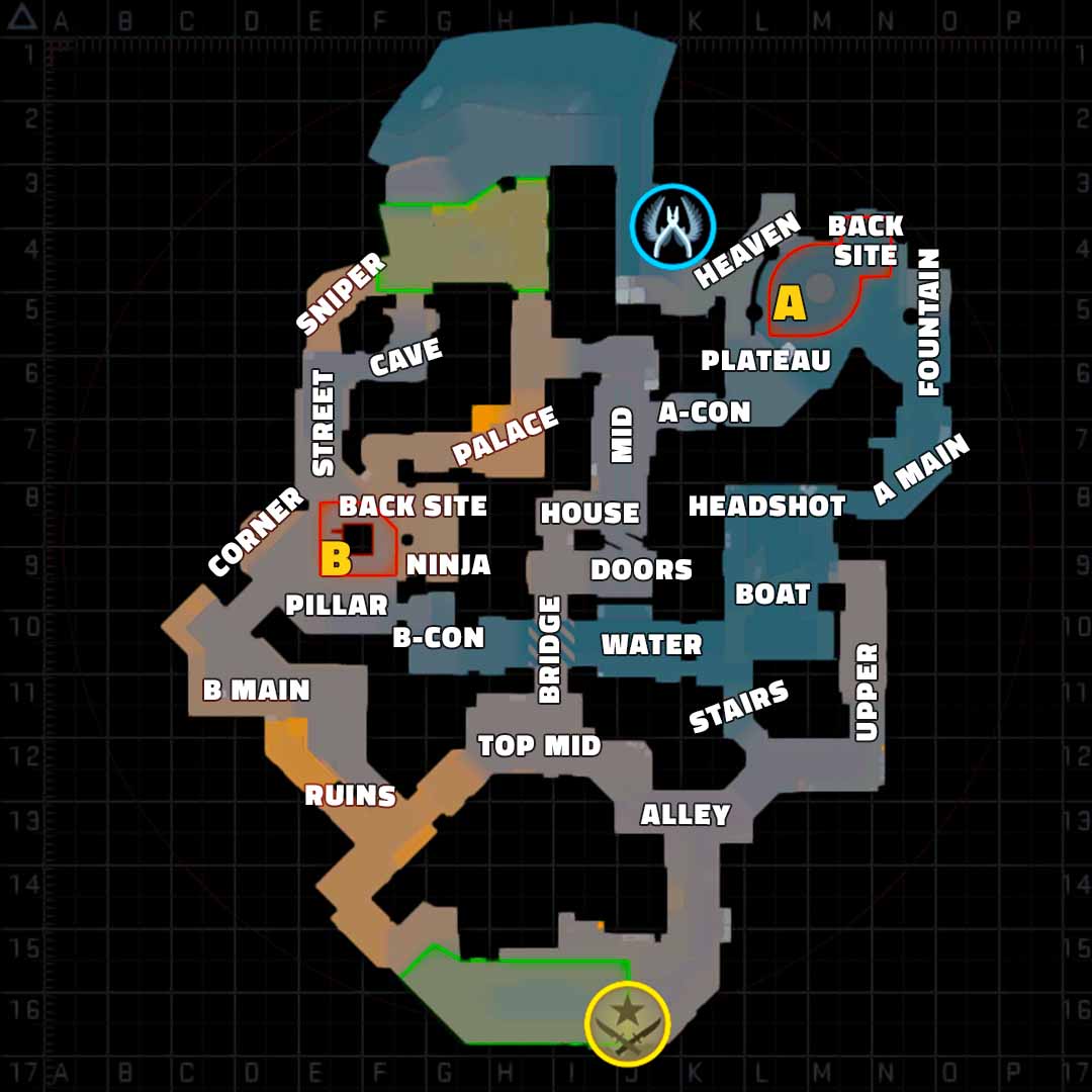 CSGO Anubis map Callouts