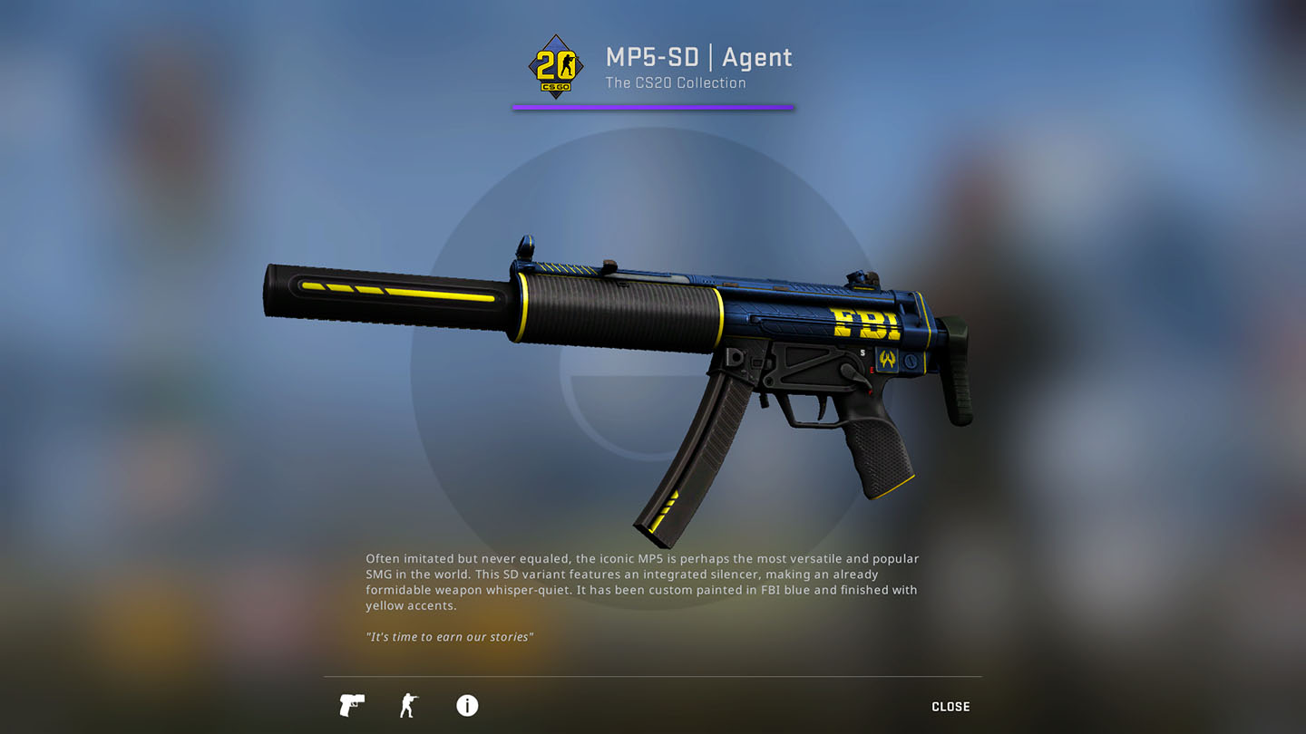 CSGO MP5 Agent
