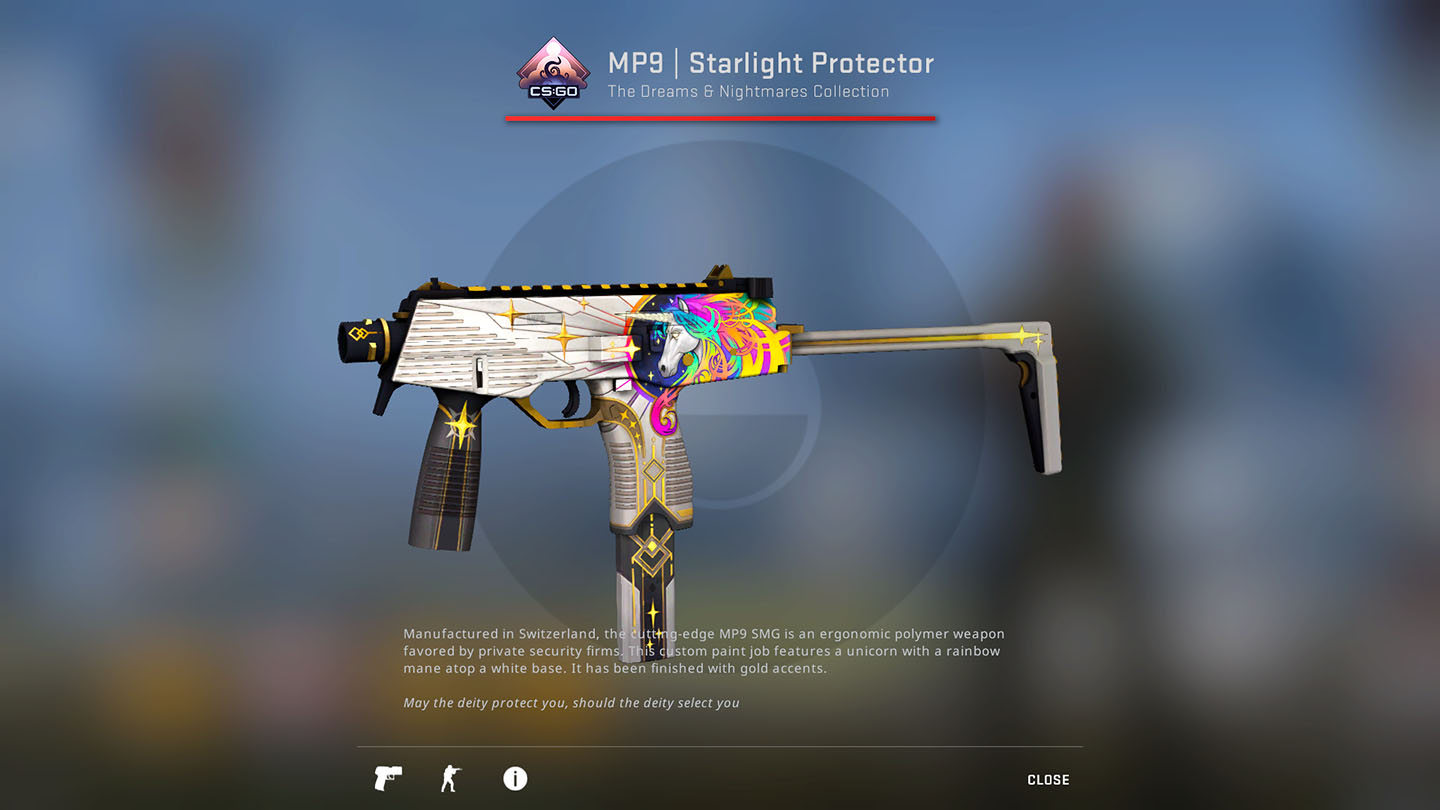 CSGO MP9 starlight protector