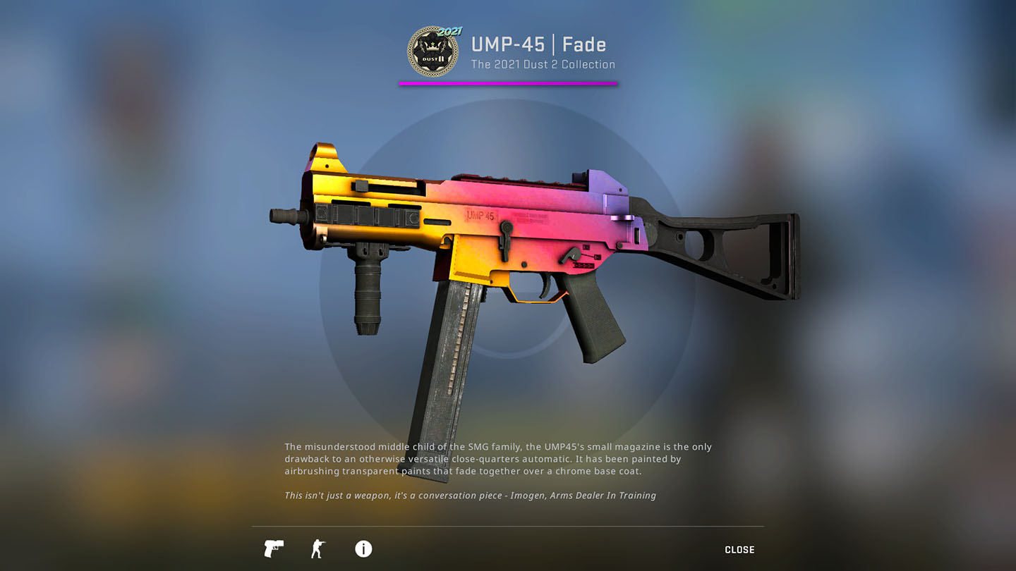 CSGO UMP 45 FADE