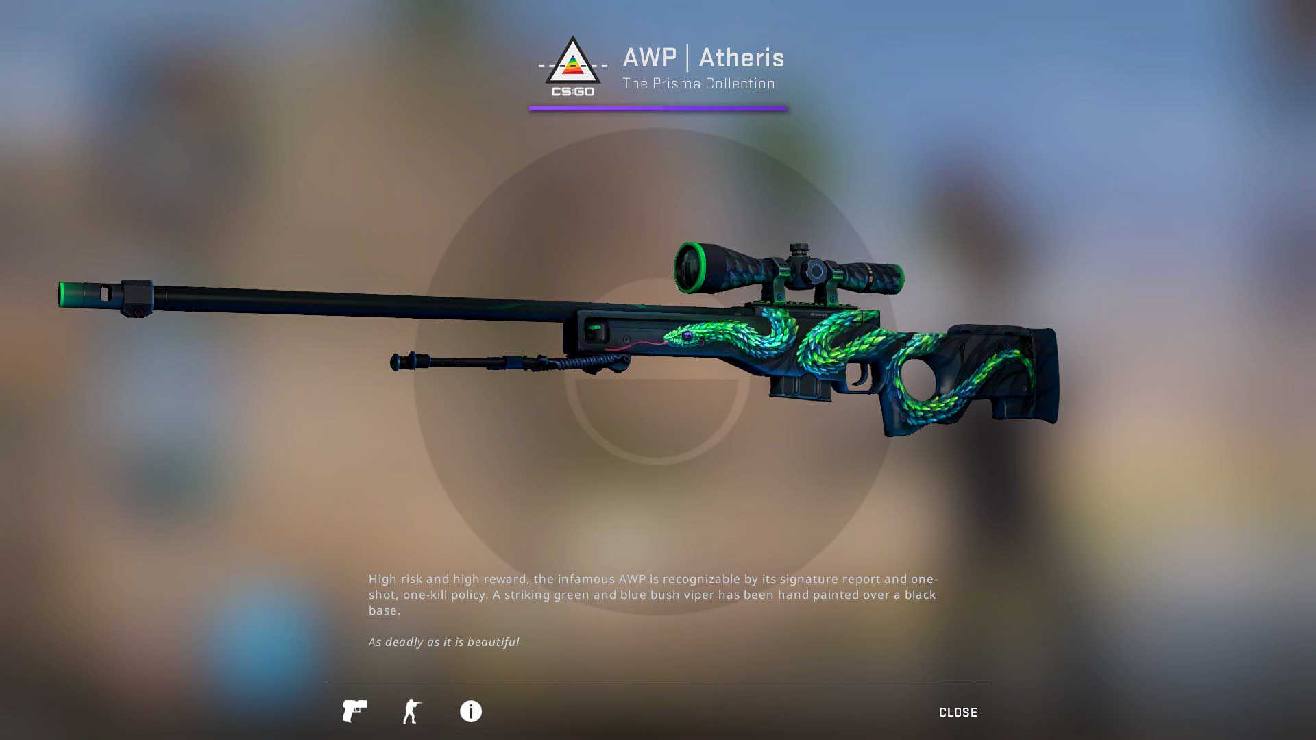 AWP skin Atheris, csgo skins