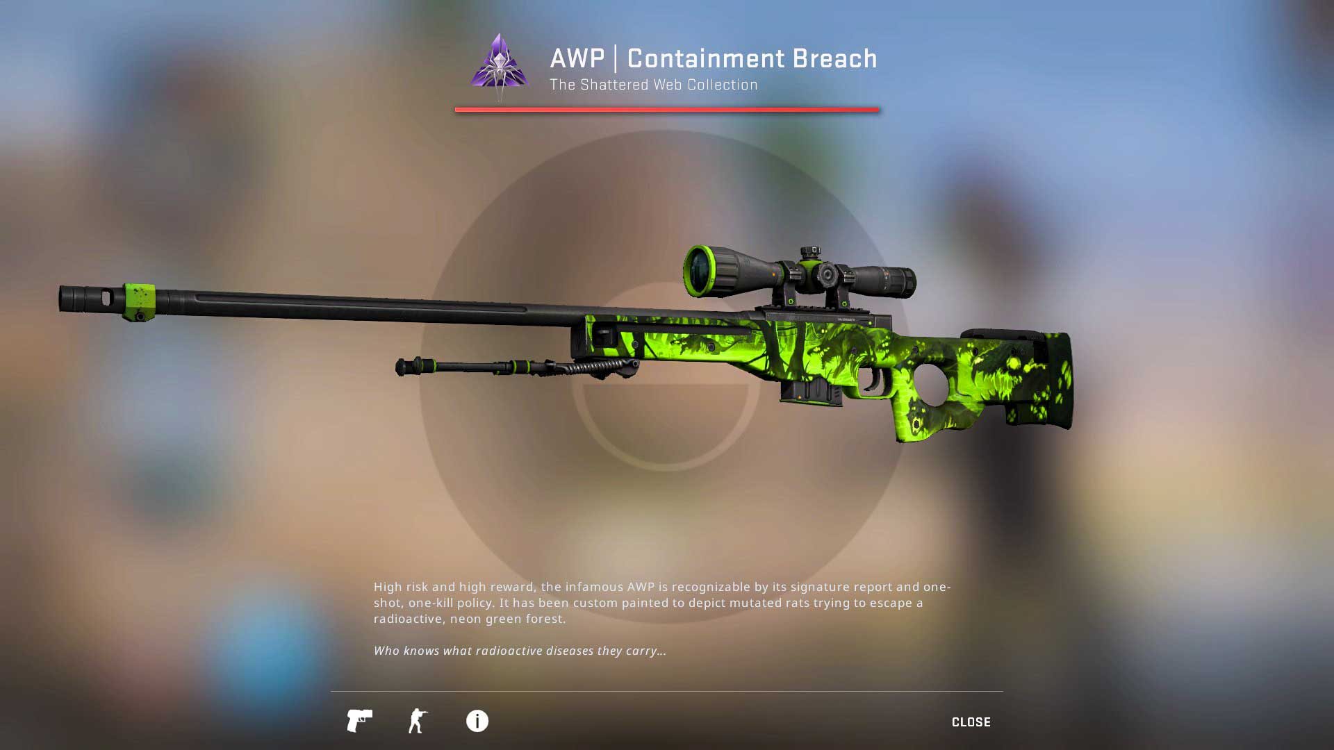 AWP skin Containment Breach, csgo skins