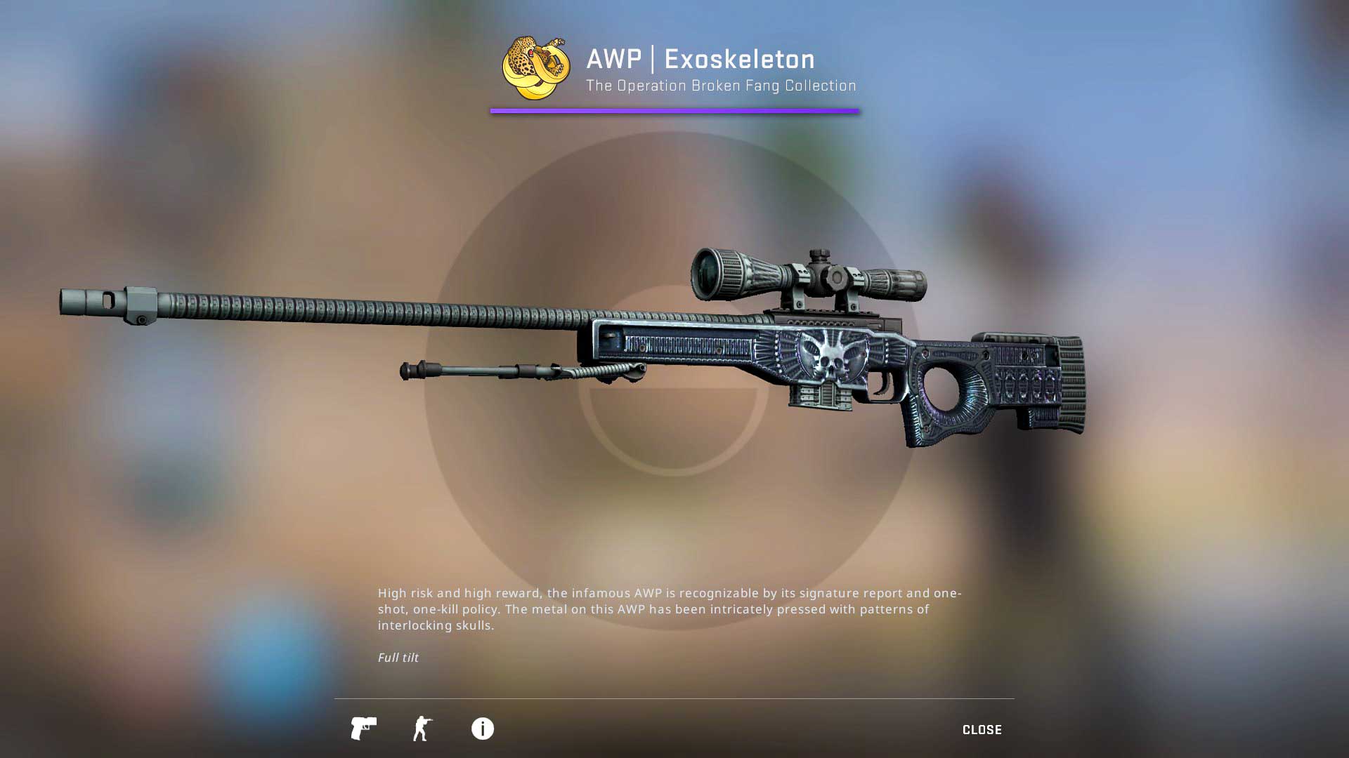 AWP skin Exoskeleton, csgo skins