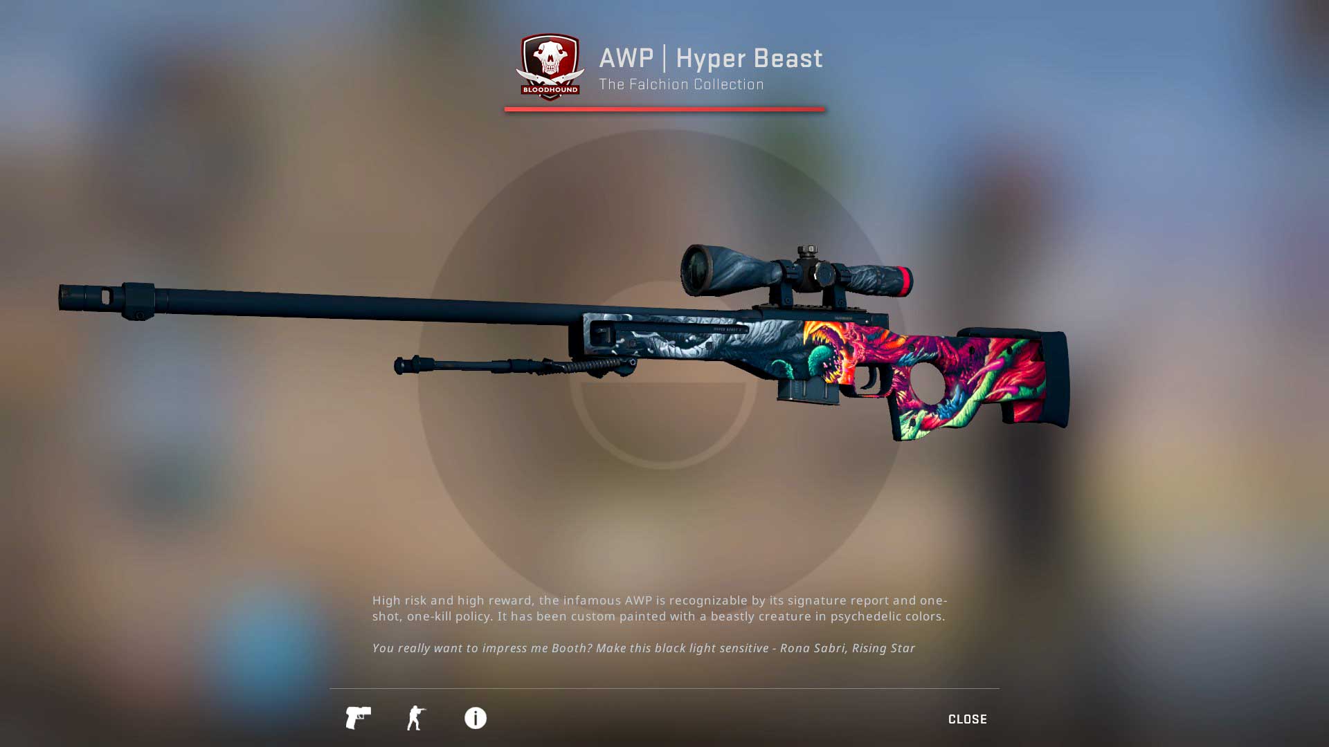 AWP skin Hyper Beast, csgo skins