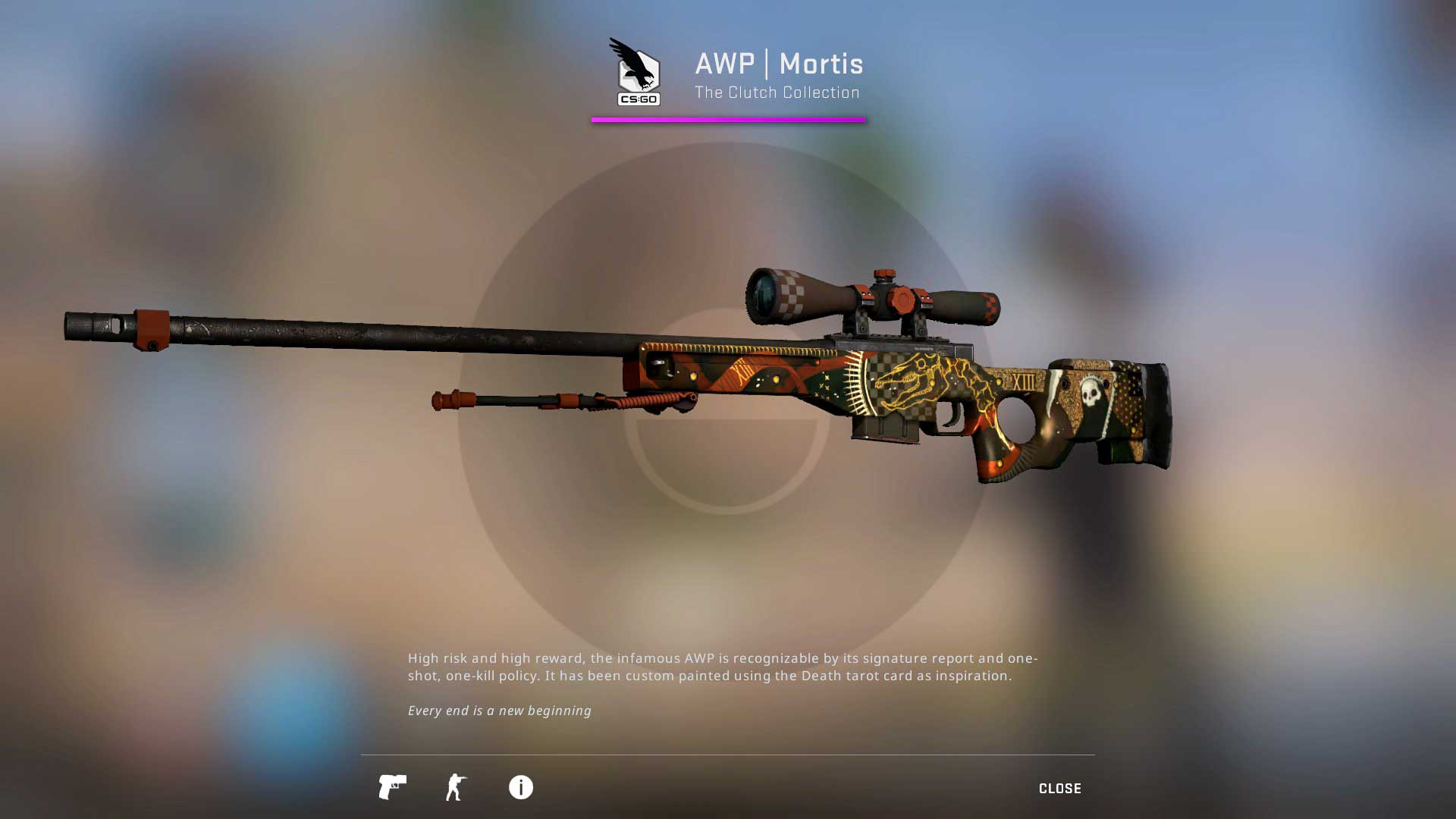AWP skin Mortis, csgo skins