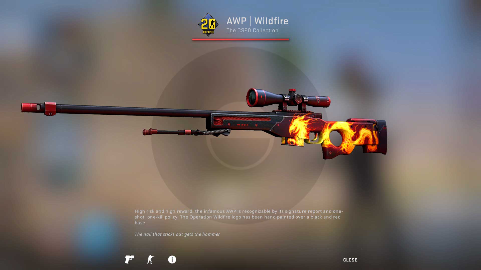 AWP skin The Prince, csgo skins
