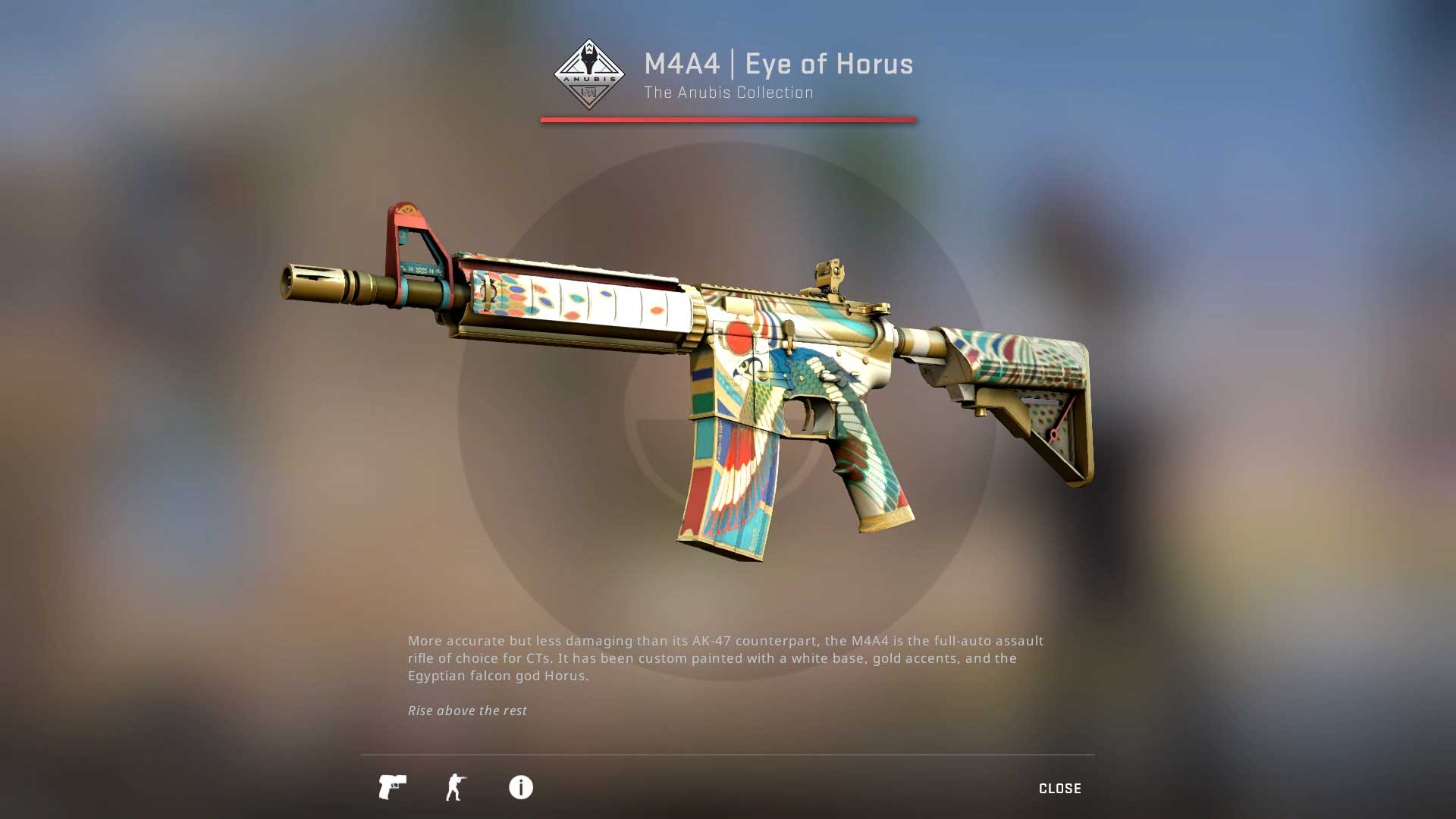 M4A4 Eye of Horus csgo skin