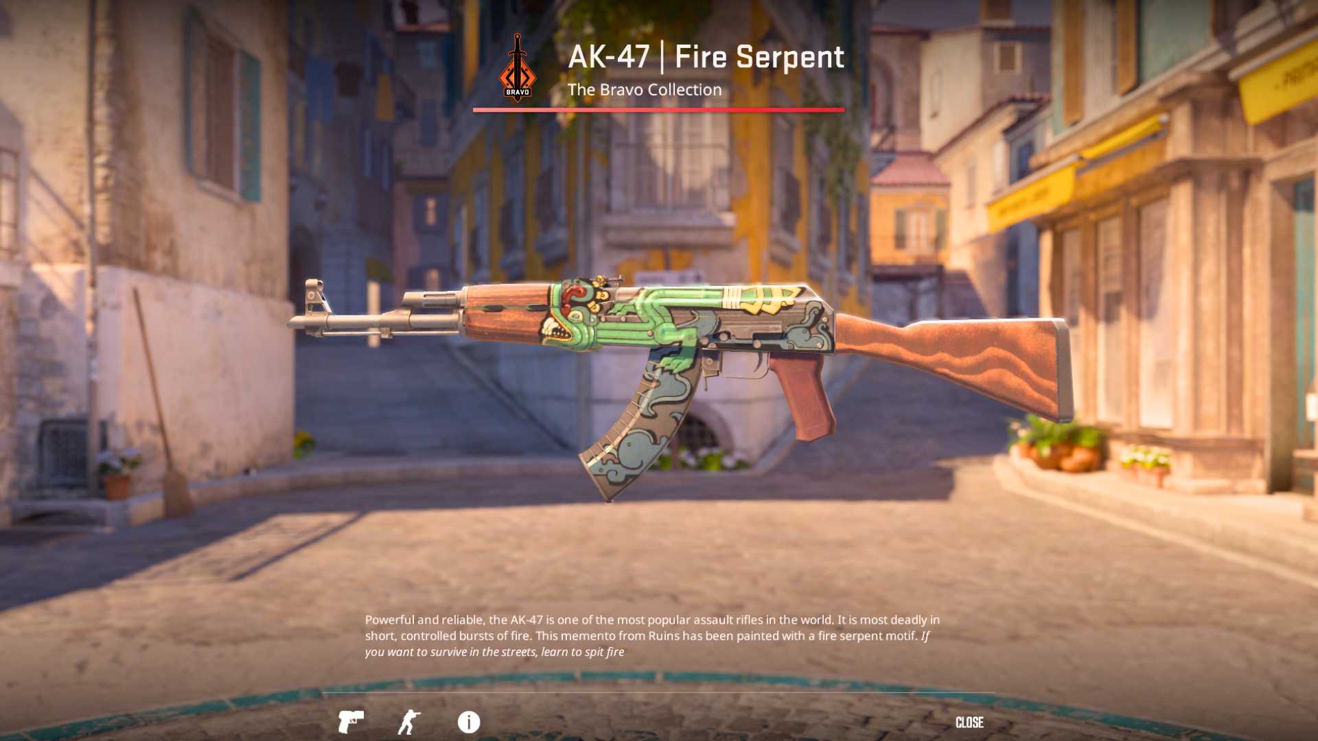 Fire Serpent skin AK47, cs2 skins