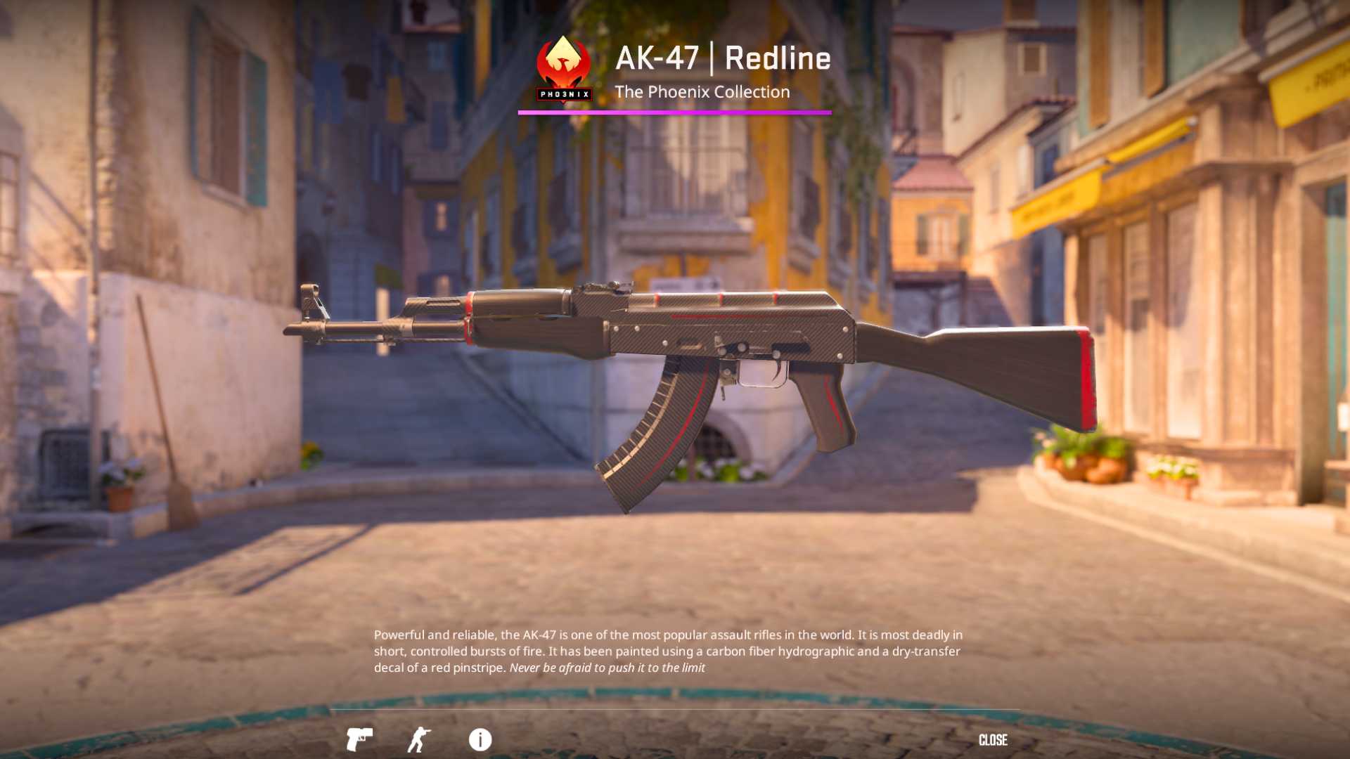 Redline skin AK47, cs2 skins