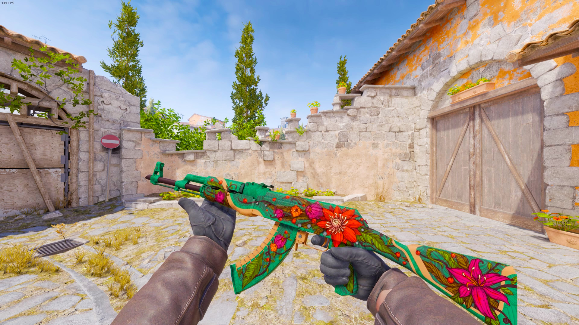 AK47 Weapon CS2, wild lotus skin