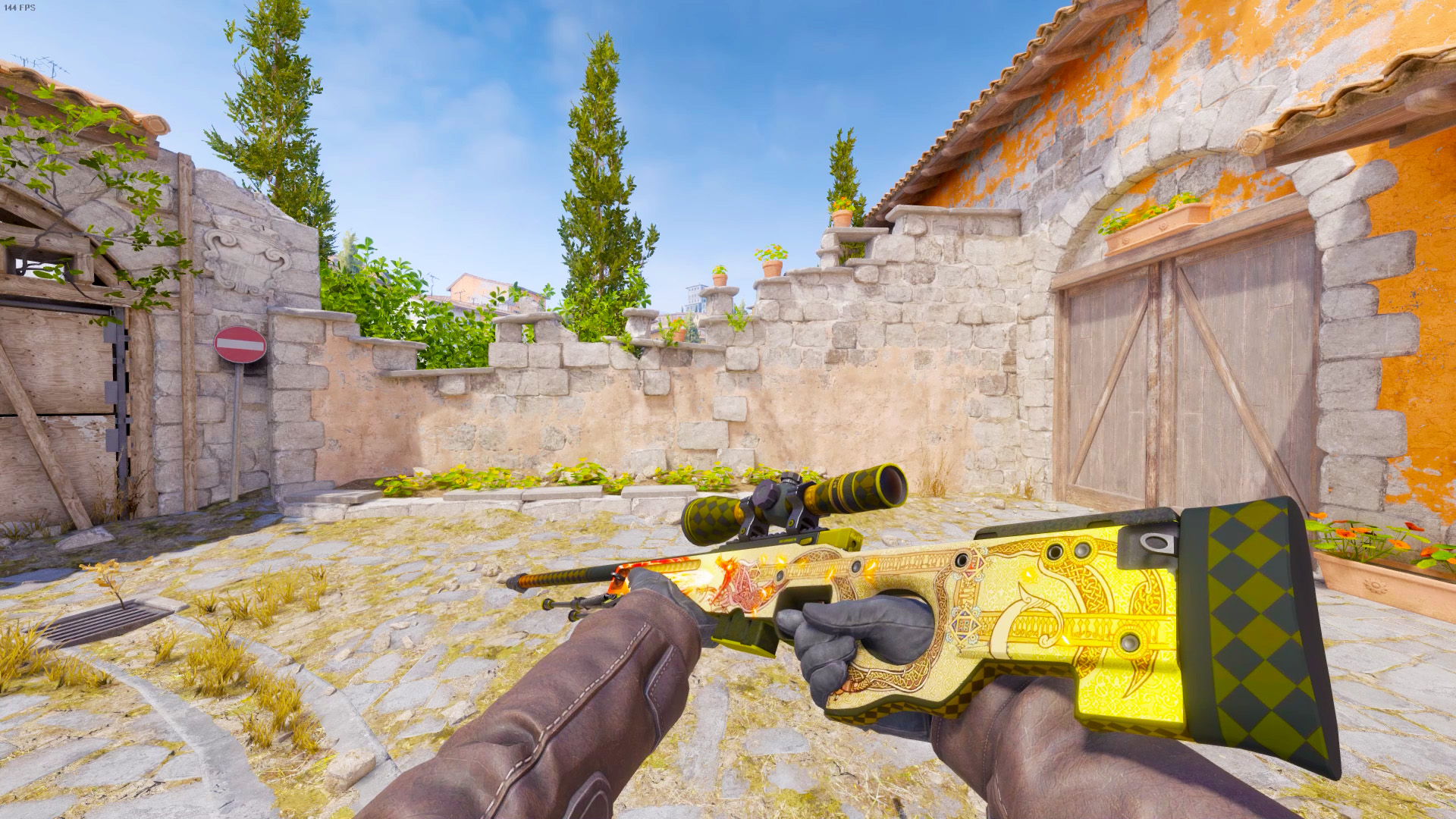 AWP Weapon CS2, dragon lore skin